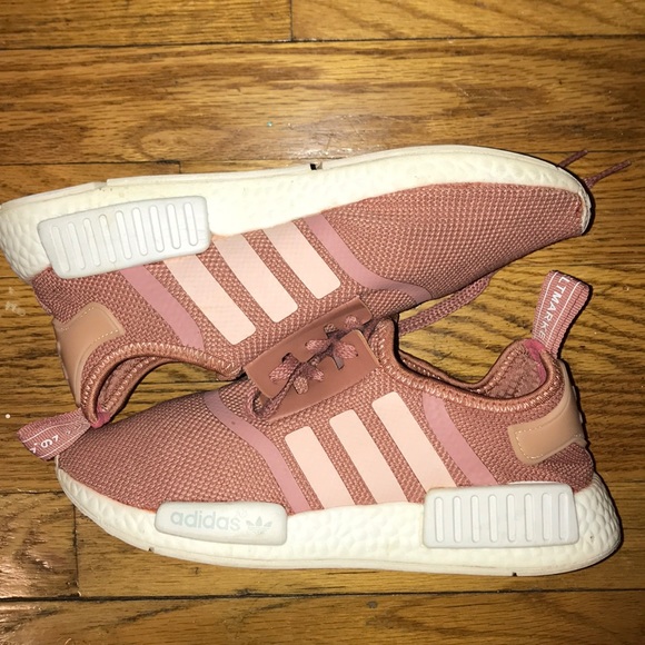 salmon pink sneakers